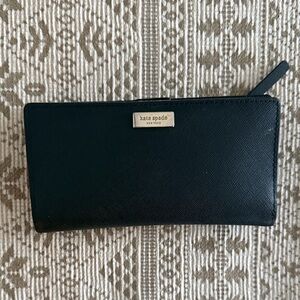 USED Kate Spade Elegant Black Wallet